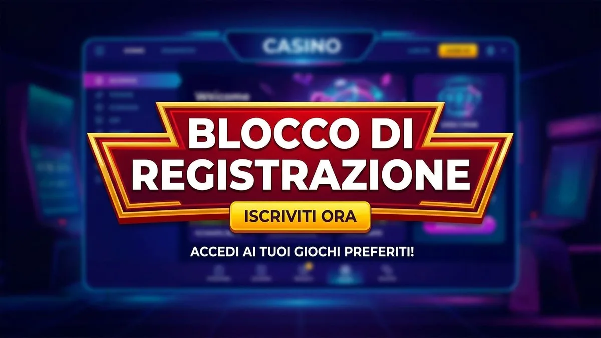 Registrazione con bonus